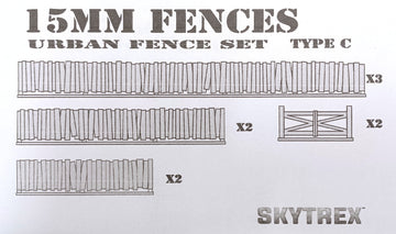 Assorted Panelled Fences (15mm)